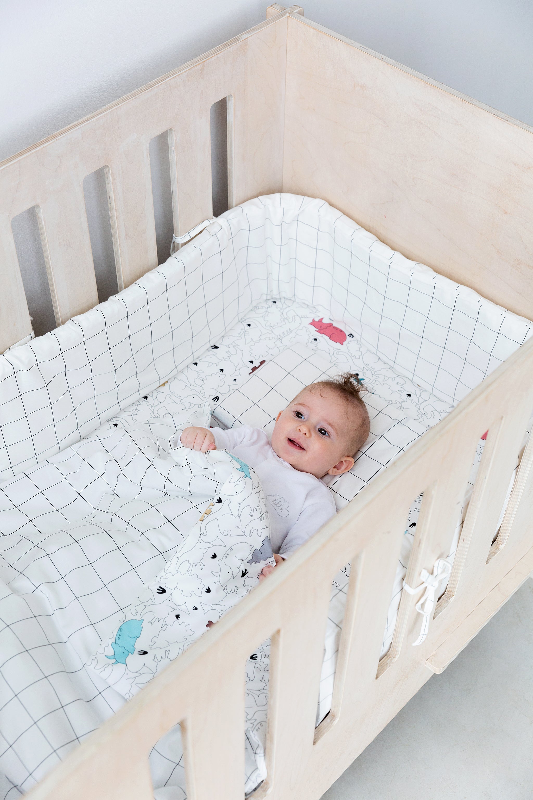 Grid Cot Bumper Cover