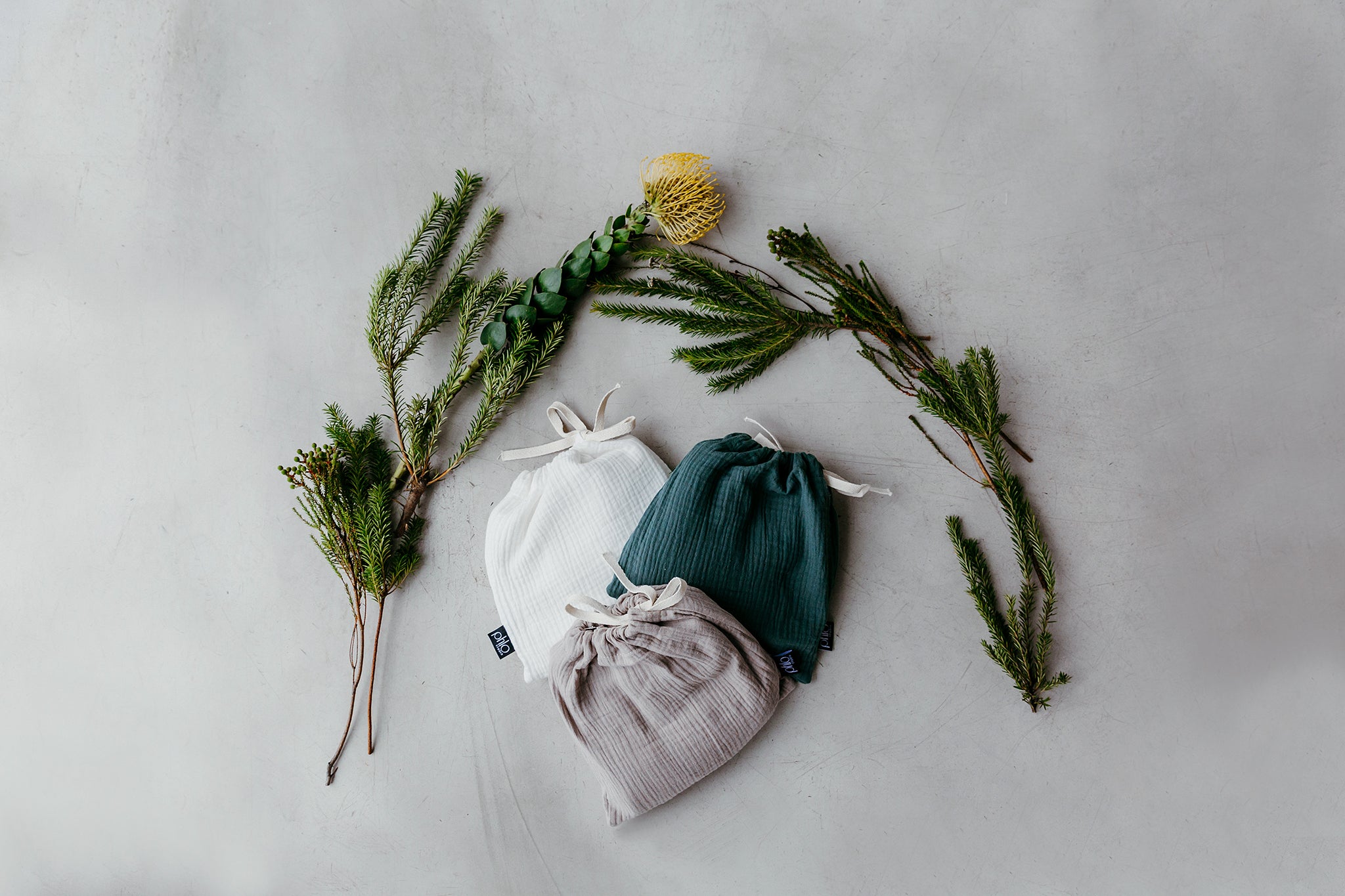 Grey Muslin Swaddle Blanket